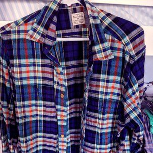 J.Crew Flannel Slim Fit Button Down Shirt